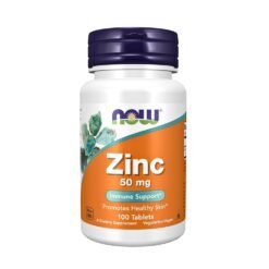 NOW Foods Zinc Gluconate 50 mg, For Immune Support,Skin Health, Antioxidant, Fertility.  Exp: