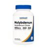 Nutricost Molybedenum Essential Trace Mineral, 500MCG. For Metabolic Balance, Detox Support,  240 Capsules.       Exp: 11/2028