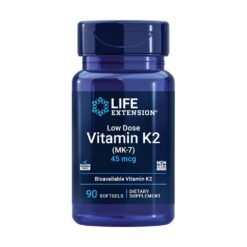 Life Extension Low Dose Vitamin K2, MK-7, 100MCG. For Bone & Arterial Health, 30 Softgels                                     Exp: 12/2027