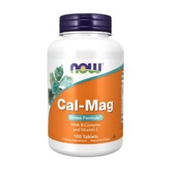 Now Foods Calcium & Magnesium, Cal-Mag Stress Formula For Energy, Muscle, & Bone Health, Immune Support,   -100 Capsules                                                                        Exp: 01/2030