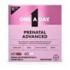 One A Day Prenatal Advanced Vitamin For Women, with Choline, Folic Acid, DHA For Optimal Fetal Brain Development, Growth & Maternal Health. 60 + 60 Count         Exp: 05/2027