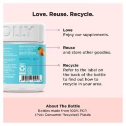 Alternative view of OLLY Prenatal Multivitamin Chewable Gummy for Women with Folic Acid + Vitamin D, Omega 3 DHA, Supports Healthy Growth & Brain Development,  Citrus Berry Flavor, 60 Gummies         Exp:11/2026