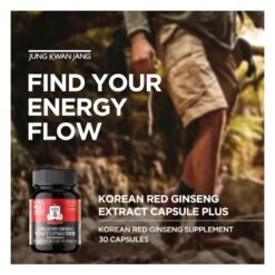 Alternative view of JUNG KWAN JANG Korean Red Ginseng Concentrated Premium Plus 180mg. All-in-One Energy Support, Immune, Cognitive Function, Hormonal Balance, Libido  - 30Capsules  Exp:11/2027