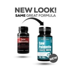 Alternative view of Earth's Creation Saw Palmetto, 500MG. For Prostate & Urinary Health, Bladder Control, Hair Growth -250 Capsules                                                                              Exp:08/2028