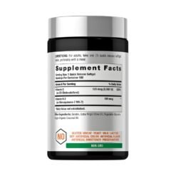 Alternative view of Horbäach Vitamin D3 & K2 5000 IU, 100MCG MK-7 Complex.  For Bone & Arterial Health,   180 Softgels |6 Months Supply|                                  Exp: 12/2027