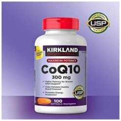 Alternative view of Kirkland Signature CoEnzyme Q10 300mg, Antioxidant Support for Heart Health, Blood Pressure & Improved Energy-100 softgels                                                                        Exp:06/ 2027