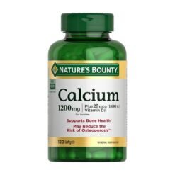 Nature's Bounty Calcium & Vitamin D3-1200mg / 1000IU.  Support For Bone Health, Strong Teeth, Muscle & Nerve Function-120 count                                            Exp: