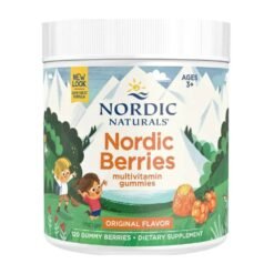Nordic Naturals Multivitamin Berries for Ages 3+,Original Flavour Support For Growth, Development, Optimal Wellness - Non-GMO, Vegetarian- 120 Gummy Berries      Exp:10/2027