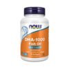 Now Foods DHA-1000, Burpless Fish Oil, Support For Brain, Cardiovascular, Eye Health & Inflammation,  90 Softgels   |3+ Months Supply|       Exp: 01/2028