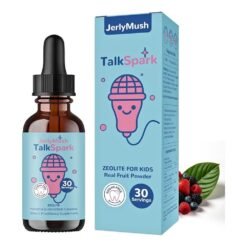 Jerly Mush Talk Spark Zeolite Detox for Kids. Gentle Detox Support for Development, Behavior, Energy, Focus & Speech, 30mls.      Exp: 10/2027