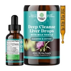 Nature's Craft Deep Liver Cleanse, Detox & Repair with Milk Thistle, Artichoke, Dandelion  For Immunity & Daily Cleanse, 60mls.      Exp: 11/2028