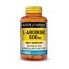 Mason Naturals L-Arginine 500mg. Nitric Oxide Precursor, To Support Vascular function, Reduce Blood Pressure, Protein Synthesis & Improve Overall Cardiovascular Health- 100 capsules                                                Exp: 08/2028