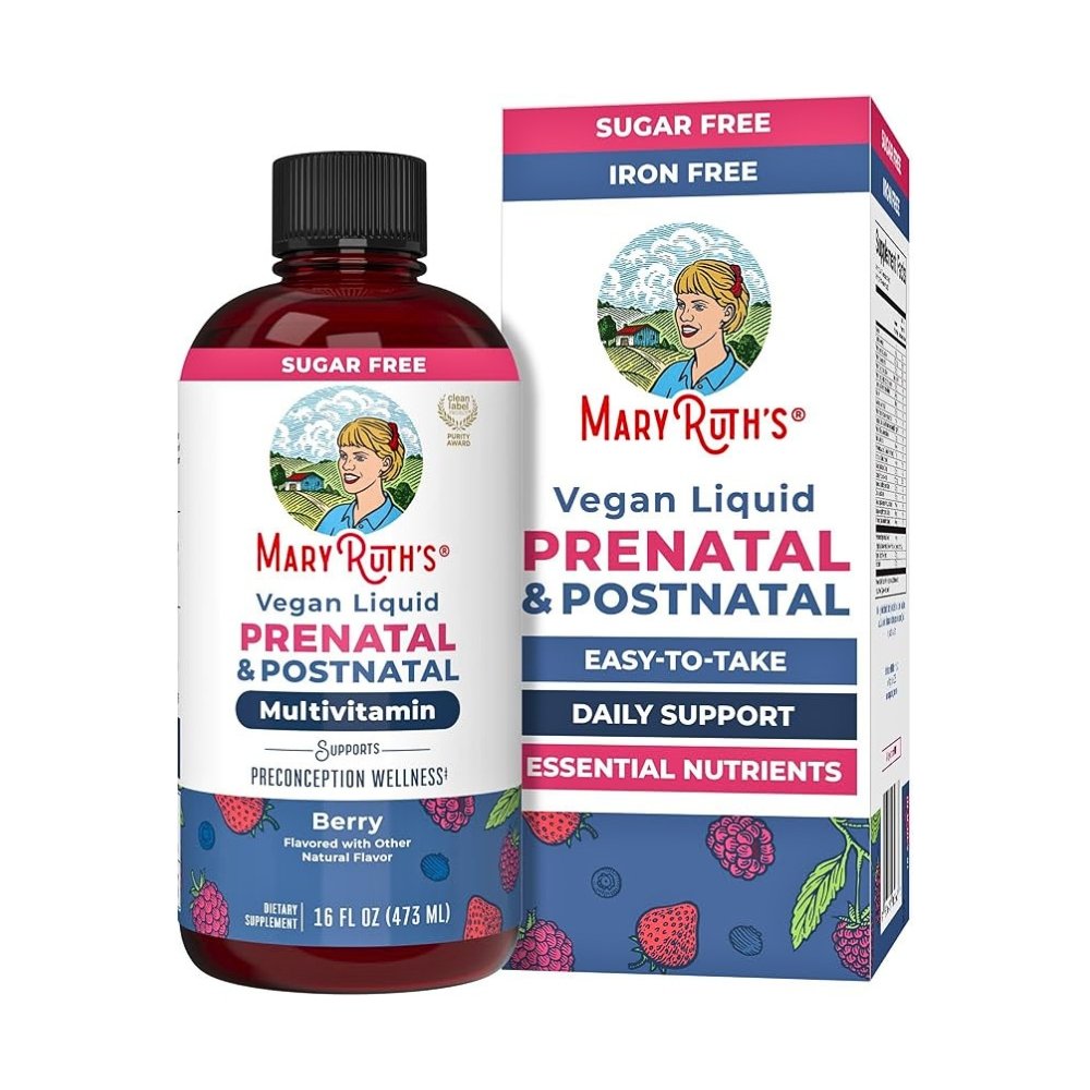 Mary Ruth's Postnatal & Prenatal Women's Multivitamins With Ginger for Pre-Conception, Pregnancy & Nursing, 480mls Exp: 10/2027