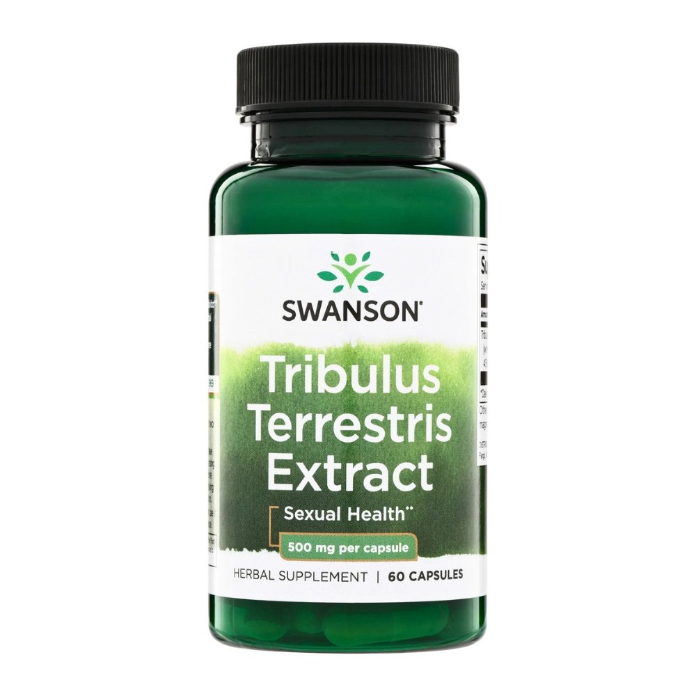 Swanson Tribulus Terrestris Extract 500mg, Libido & Fertility Support, 60 Capsules Exp: 08/2027