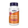 Now Foods Vitamin D3 & K2 1000 IU, 45MCG MK-4 Complex.  For Bone & Arterial Health,   120 Capsules      |4 Months Supply|                                  Exp:  01/2029