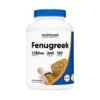Nutricost Fenugreek Seed, 1350mg. For Hormonal, Lactation, Weight loss Support. 240 Capsules      Exp: 12/2028