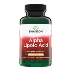Swanson Alpha-Lipoic Acid 300mg, Potent Antioxidant. For Metabolic, Nerve & Collagen Support, Well Aging - 60 Capsules     Exp: 10/2027