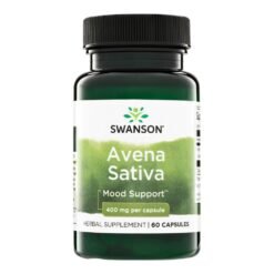 Swanson Avena Sativa, 400MG. For Mood, Libido & Energy Support 60 Capsules.                                               Exp: 11/2028