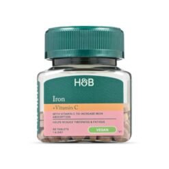 Holland & Barrett (H&B) Iron, with Vitamin C, For Immune Support, Anaemia Prevention, Energy levels,  -120 Tablets