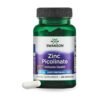 Swanson Vitamins Zinc Picolinate, 22 mg. For Immune Support, Acne, Skin & Hormonal Health, 60 Capsules.      Exp: 12/2028
