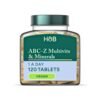 Holland & Barrett (H&B) ABC-Z Multivitamin & Mineral. For Immune System Function, Bone Health & General wellbeing - 120 Tablets                                                                                       Exp: