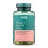 Holland & Barrett (H&B) Omega-3 Fish Oil, 1000mg. For Heart Function, Brain Health & Vision-60 Capsules