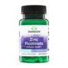 Swanson Vitamins Extra Strength Zinc Picolinate, 50 mg. For Immune Support, Acne, Skin & Hormonal Health, 60 Capsules.      Exp: 01/2029