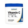 Nutricost Ascorbic Acid Powder (Vitamin C), 1000MG. For Antioxidant, Immune, Collagen Support, 227G.                                                                   Exp: 02/2029