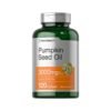 Horbäach Pumpkin Seed Oil 3000mg, Cold Pressed Essential Fatty Acids with Omega 6&9. Hair, Heart & Urinary Health Formula 120 Softgels    Exp: 06/2028