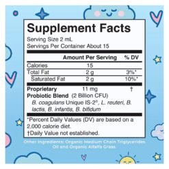 Alternative view of Mary Ruth's Organic Kids Probiotic Liquid Drops, 2 Billion CFU. Daily Gut & Immune Support For Growing Children,  30mls                                                           Exp: 03/2028