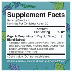 Alternative view of Mary Ruth's  Focus & Attention Kids Herbal Formulation With Gingko, Rhodiola.  30mls.                                Exp: 06/2027