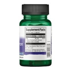 Alternative view of Swanson Ferrochel Iron, Ferrous Bisglycinate, 18MG. Gentle Iron, Non-Constipating For Anemia, Red Blood Cell Formation, Energy Support.- 180 Capsules                                                                     Exp: 12/2028