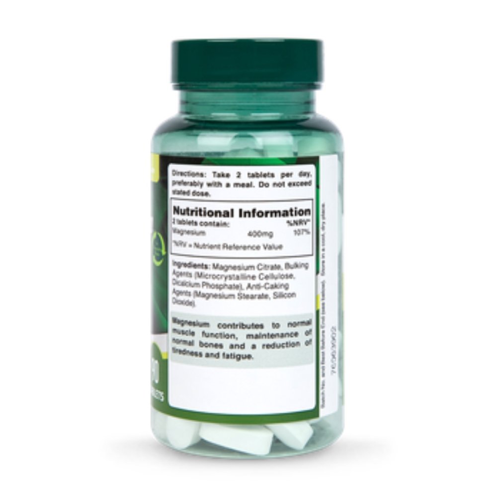 Holland & Barrett (H&B) Magnesium & Zinc, For Bone & Muscle Support. Helps to Reduce Tiredness & Fatigue-90 Tablets - Image 2