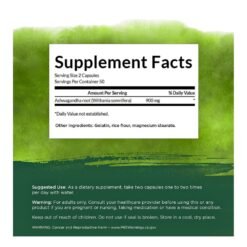Alternative view of Swanson Full Spectrum Ashwagandha, 450MG. Natural Stress, Energy, Sleep & Immune Support, 100 Capsules Exp: 02/2029