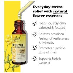 Alternative view of Bach Rescue Remedy Dropper 10mL, Natural Stress Relief, Homeopathic Flower Essence,   10mls   Exp: 05/2028