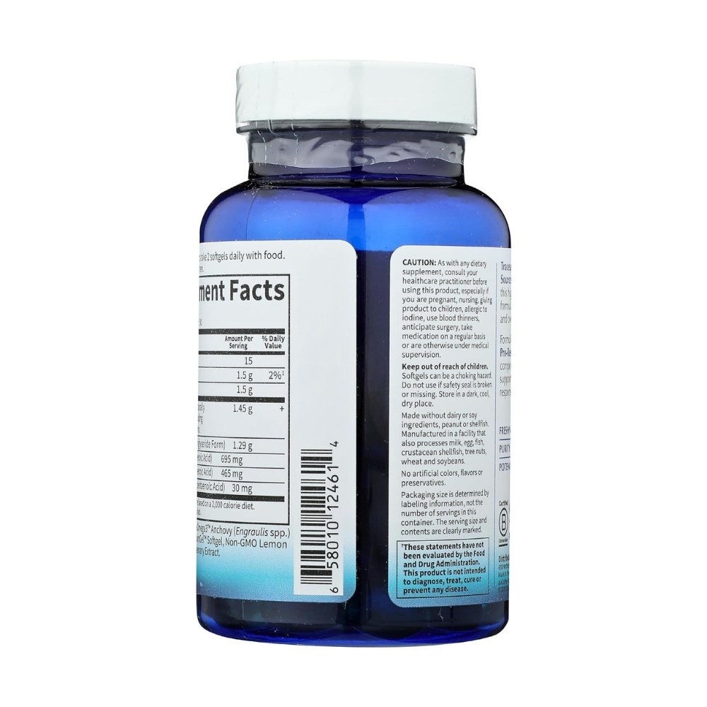 Garden of Life Dr. Formulated Advanced Omega 3 Fish Oil, High Strength, 1,290mg (695MG EPA, 465DHA )+ SPMs. Advanced Brain, Heart, & Antinflammatory Support 60 Softgels Exp:12/2028 - Image 3