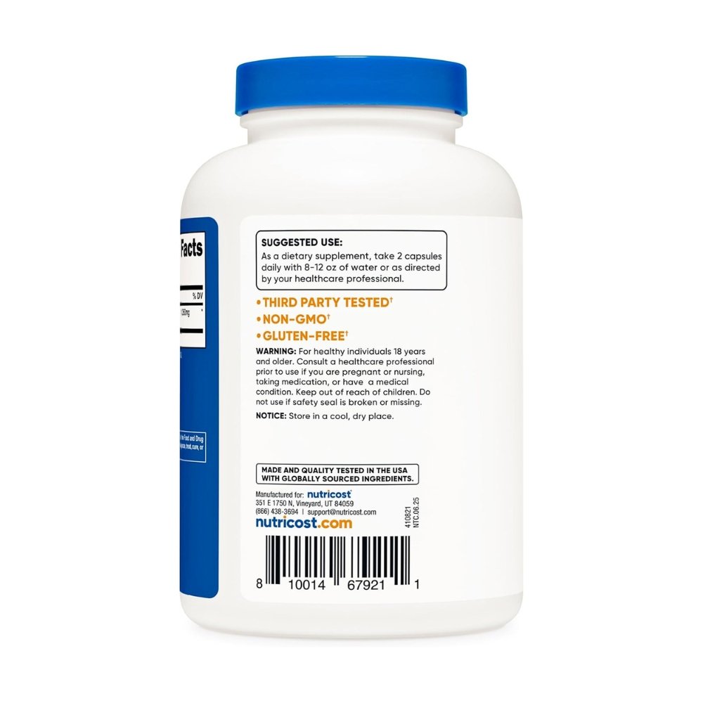 Nutricost Fenugreek Seed, 1350mg. For Hormonal, Lactation, Weight loss Support. 240 Capsules Exp: 12/2028 - Image 5