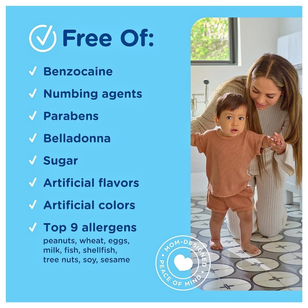 Mommy's Bliss Organic Little Gums Soothing Massage Gel, Day & Night Combo, Great for Teething Babies, Age 2 Months+, Sugar Free, Mild & Sweet Flavor, 2 *15ml Tubes Exp: 11/2027 - Image 5