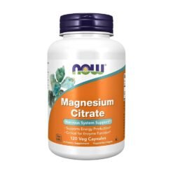 Now Foods Magnesium Citrate 100MG. Supports Muscle Relaxation, Bone & Heart Health.  120 Capsules     Exp: 01/2031