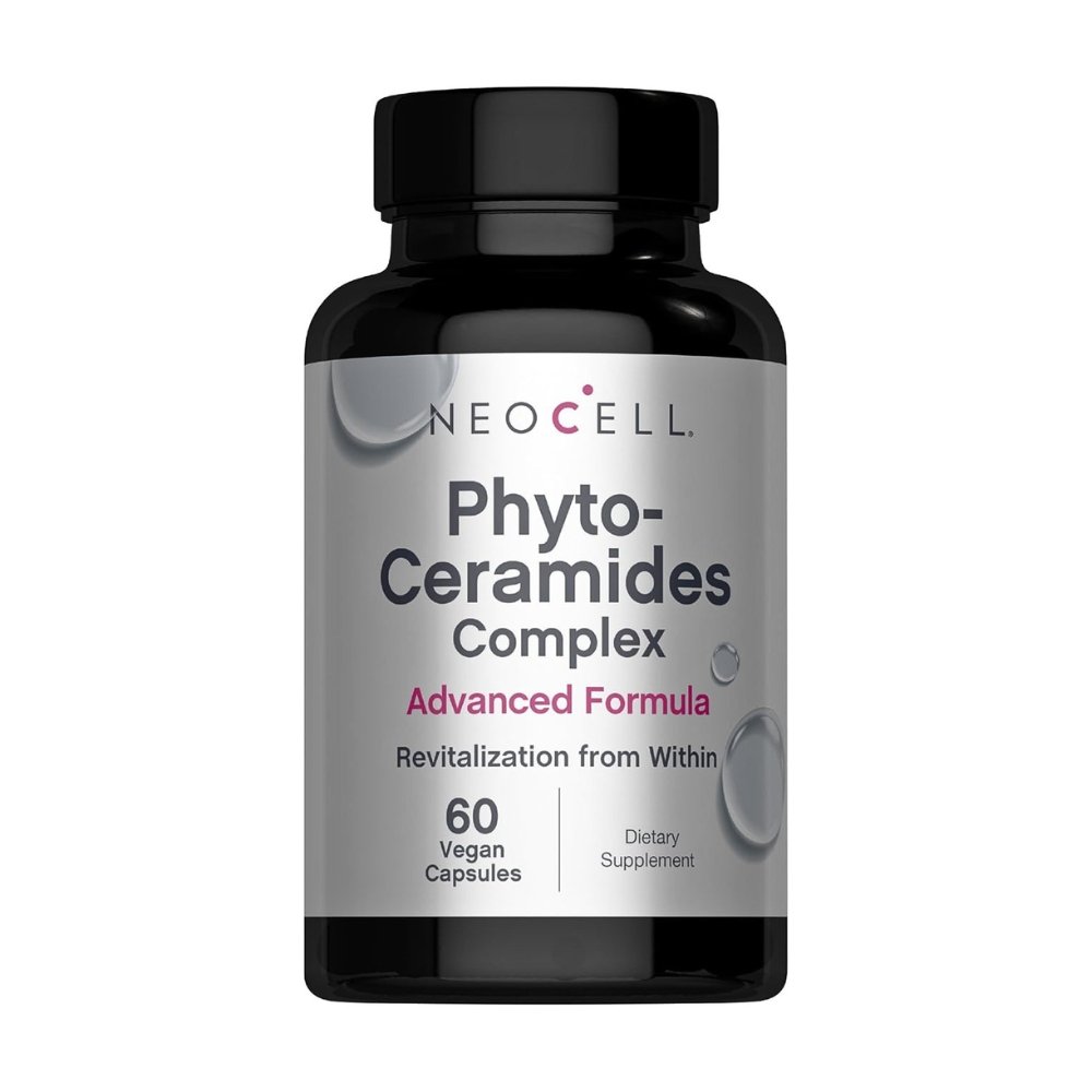 Neocell Phytoceramides, 420MG. Plant Derived Ceramides For Deep Hydration & Skin Barrier Support, Non GMO, 60 Capsules Exp: