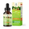 Nature's Craft Children’s DHA, Omega-3 with EPA  DHA & ALA. For Brain, Eyes, Nerve Development & Focus Support, Pineapple Flavour. 60mls                     Exp: 04/2028