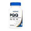 Nutricost Pyrroloquinoline Quinone, PQQ 20MG.  Antioxidant, Antinflammatory, Improves Memory, Focus (Nootropic) & Energy, 60 Capsules    Exp: 02/2029
