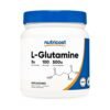 Nutricost L-Glutamine 5G. For Muscle Recovery, Endurance, Improved Performance, Immune & Gut Health, 500G Powder    Exp: 02/029