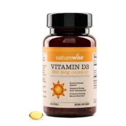 Naturewise Vitamin D3, 4,000IU.  For Immune, Bone Support, Healthy Muscle Function, Overall Wellness, 30 Softgels    Exp: