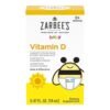 Zarbee's Baby& Toddler Vitamin D3 Drops, Unflavored 400 IU Vitamin D3. For Healthy Bones, Immune System Support, Normal Sleep Rhythms                      Exp: 11/2027