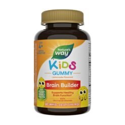 Nature's Way Kids Brain Supplement With Choline, B6 & B12. Supports Healthy Brain Function,   Lemonade Flavour, 60 Gummies.    Exp: 10/2027