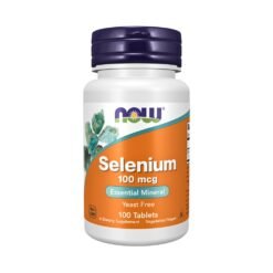 NOW Foods Selenium (L-Selenomethionine) 100 mcg, For Thyroid, Immune, Fertility Support, 100 Tablets                                                                    Exp: 02/2030