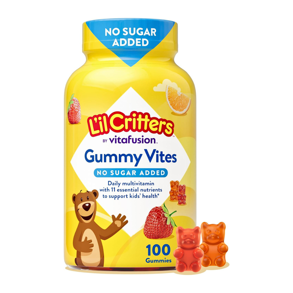 Vitafusion L'ilCritters Gummy Vites Daily Kids Multivitamins. For Ages 2+, For Growth, Development, Immunity. |3+ Months Supply| 100 Gummies. Exp:05/27