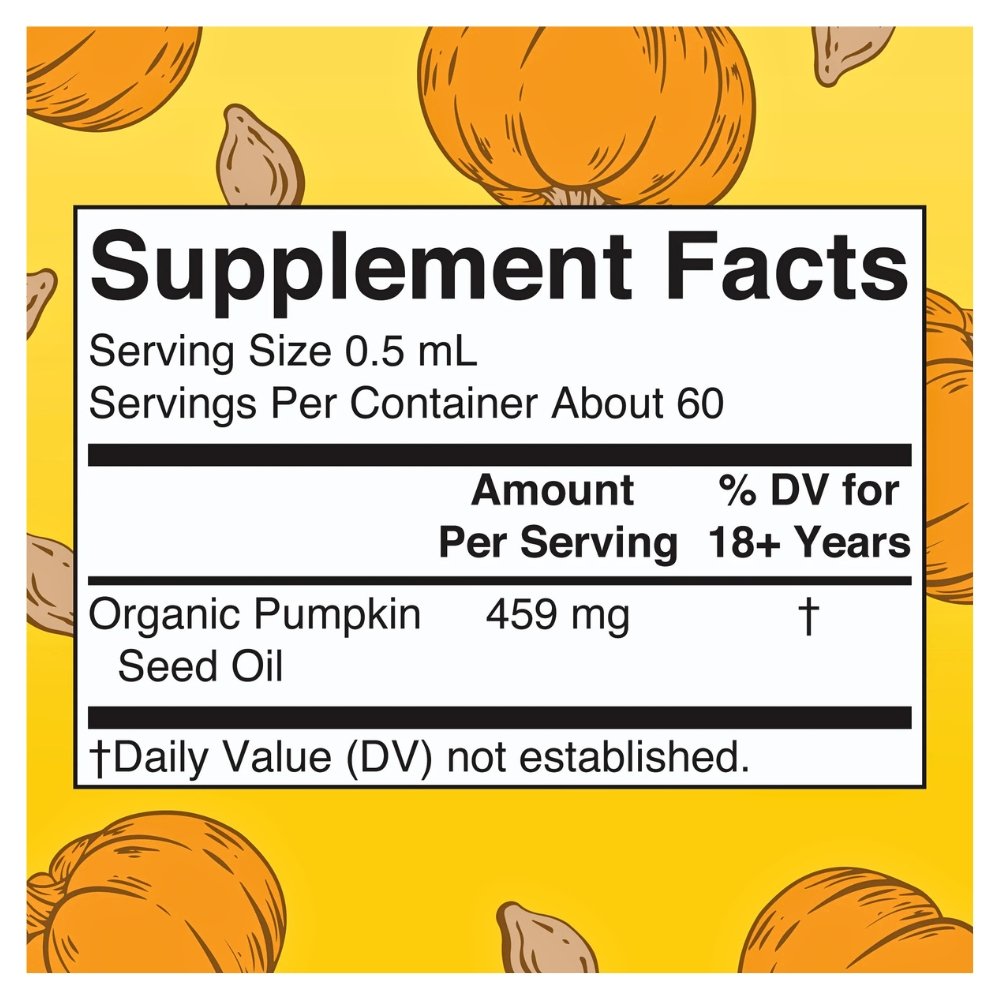 Mary Ruth's Organics Cold Pressed Pumpkin Seed Oil Liquid Drops For Men & Women. Support For Hair Growth, Urinary Health, Skin, Sugar Free, 30mls Exp: 12/2028 - Image 2