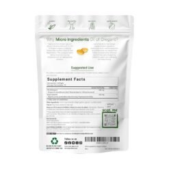 Alternative view of Micro Ingredients Oil of Oregano With Black Seed Oil, plus 4X Strength of  Carvacrol & Thymoquinone. For Antimicobial, Antioxidant Support. 150 Softgels. Exp: